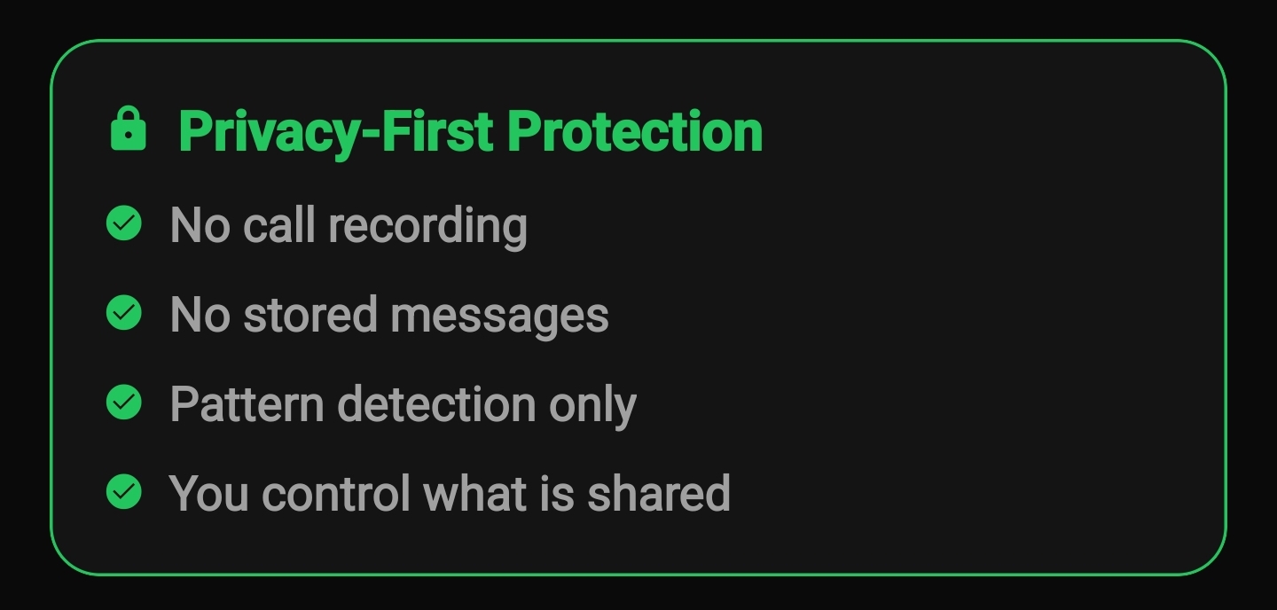 Privacy-First Protection Commitments